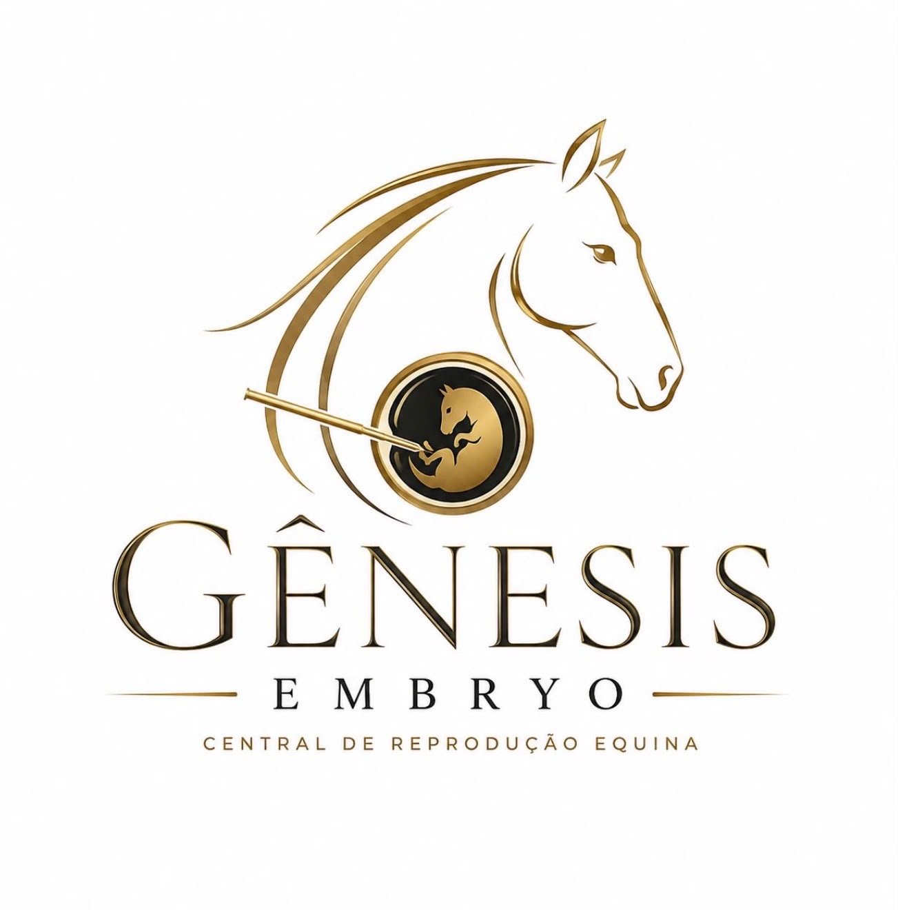 Logo Gênesis Embryo – Central de Reprodução Equina